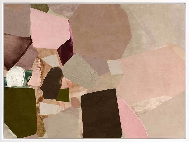 Abstract Desert Landscape Canvas Art Print - Modern Wall Decor for Living Room, Bedroom & Office
