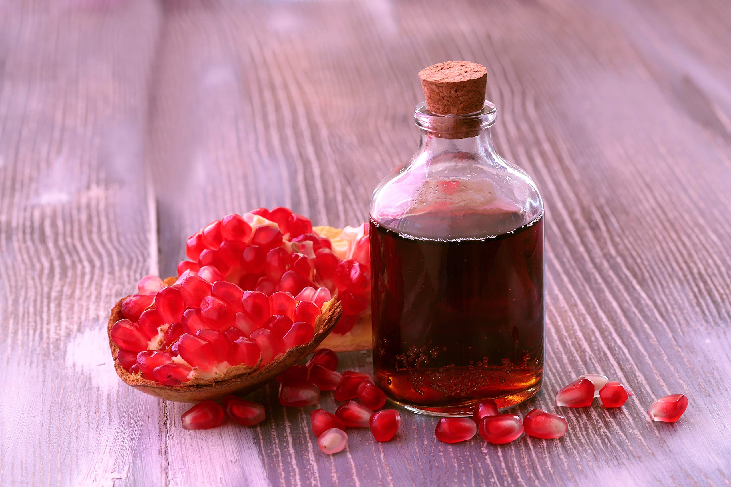 Organic Cold Pressed Pomegranate Seed Oil (4oz) - 100% Pure, Unrefined, Extra Virgin, Vegan, Non-GMO OPO Oil for Face, Skin, Hair, Nails & Cuticles - Dark Glass Bottle with Dropper - Perfect for Anti-Aging, Moisturizing & Under Eye Care