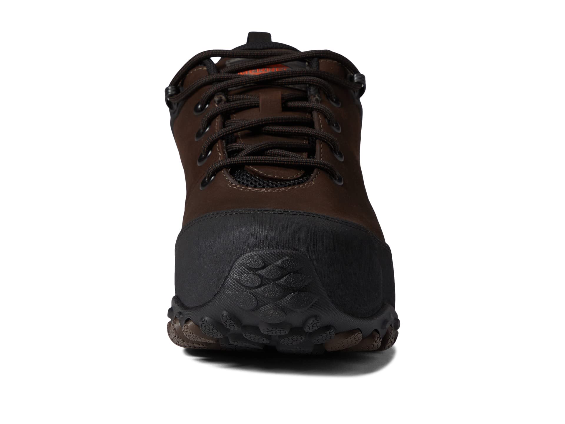 Merrell Men's Chameleon Flux Leather Waterproof Hiking Boots with Carbon Fiber Toe Cap - Durable Outdoor Shoes for Trail Running, Camping & Mountain Climbing
