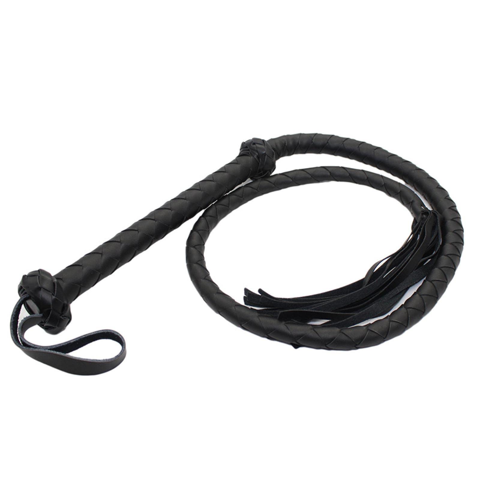 Premium PU Leather BDSM Whip - Adult Bondage Spanking Flogger for Couples, Sensual Fetish Toy for Women & Men - Perfect for Role Play, BDSM Scenes & Intimate Exploration
