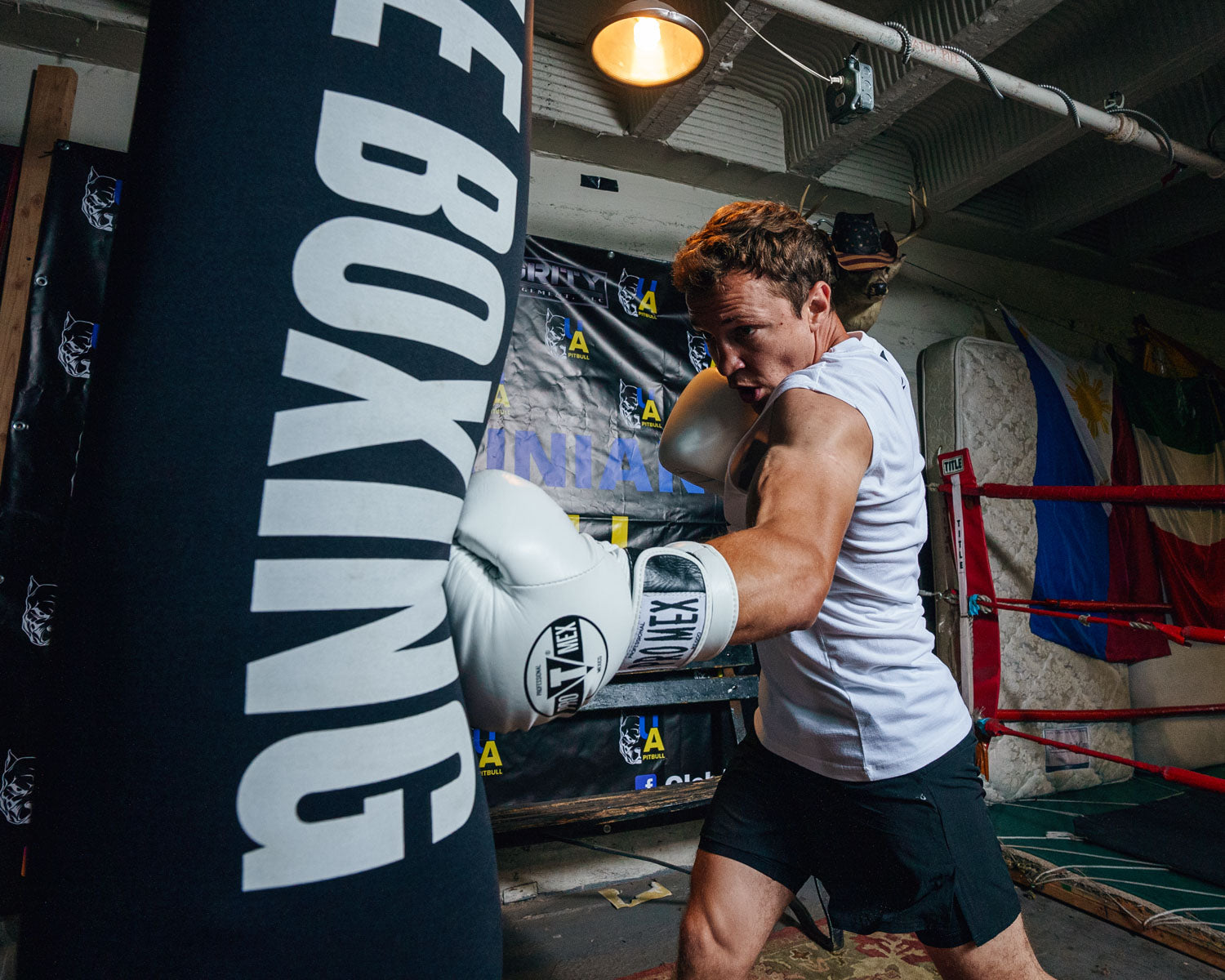 TITLE Boxing Wave H2O Monsoon Heavy Punching Bag - Professional Water-Filled Training Equipment for Boxing, MMA, Kickboxing & Home Gym Workouts