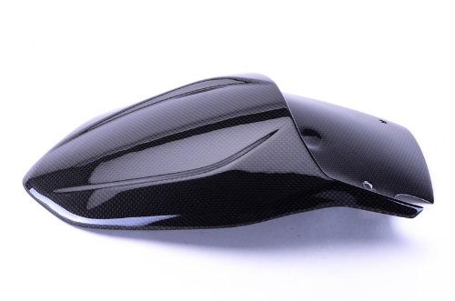 Bestem CBMV-F312-HGR Black Carbon Fiber Rear Hugger for Motorcycle - High-Quality Fender Guard for Sport Bikes, Dirt Bikes & Street Bikes - Perfect for Racing, Off-Road & Daily Commuting