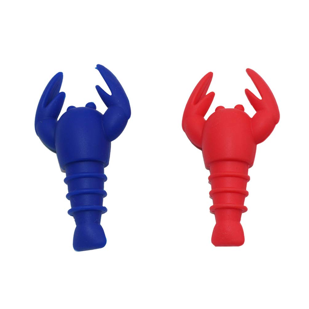 Hemoton 2-Pack Wine Bottle Stoppers - Vacuum Sealing Beverage Caps for Wine, Beer & Champagne - Perfect for Holiday Gifts, Parties & Home Bar Accessories