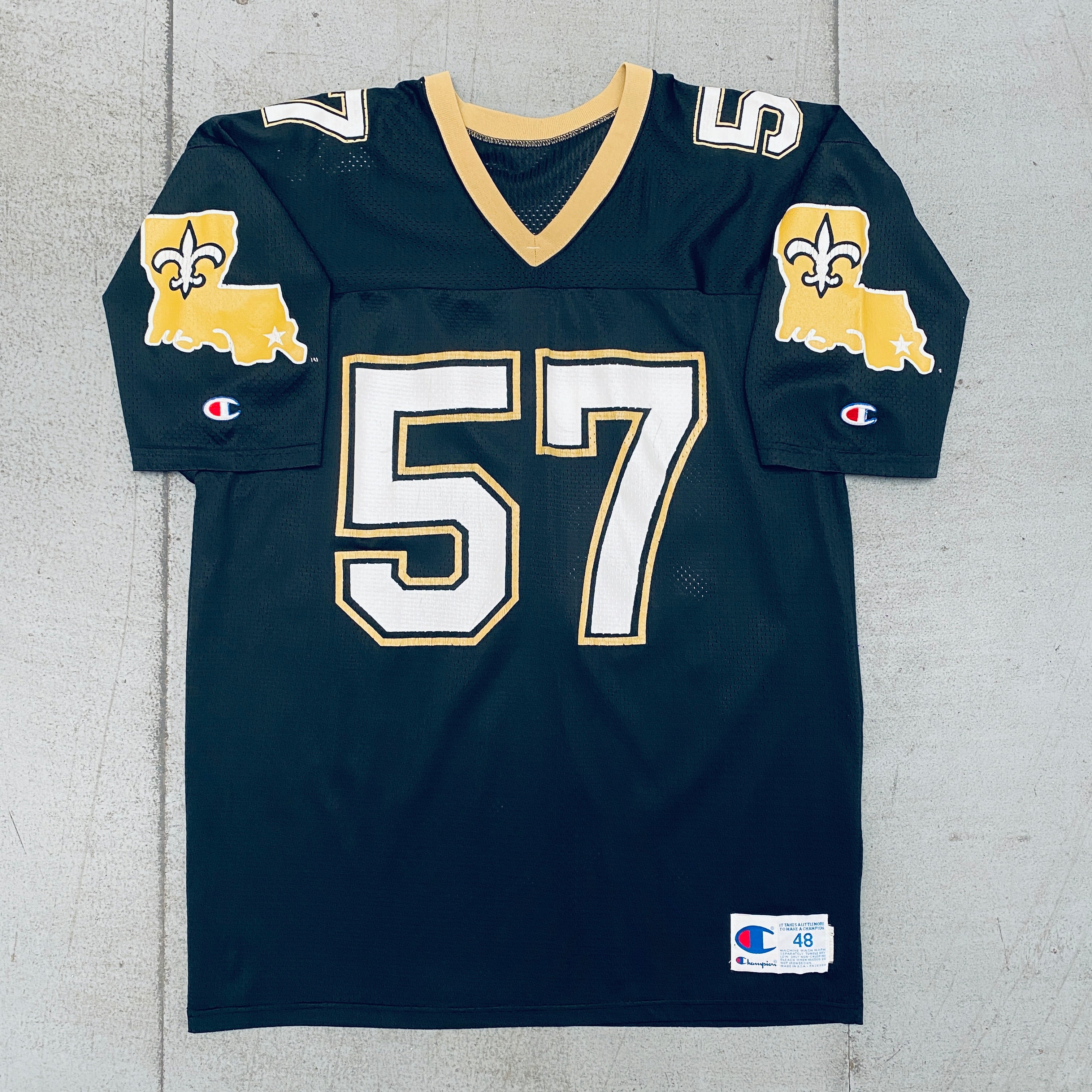 Authentic New Orleans Saints Rickey Jackson 1992/93 NFL Jersey - L/XL Size - Vintage Football Fan Gear for Game Day & Sports Memorabilia Collectors