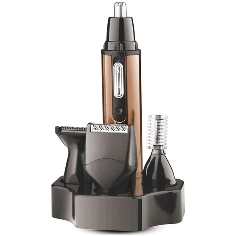 Rechargeable Electric Nose and Ear Hair Trimmer for Men & Women - Painless Grooming Tool with Precision Blades - Perfect for Travel, Home, and Personal Care