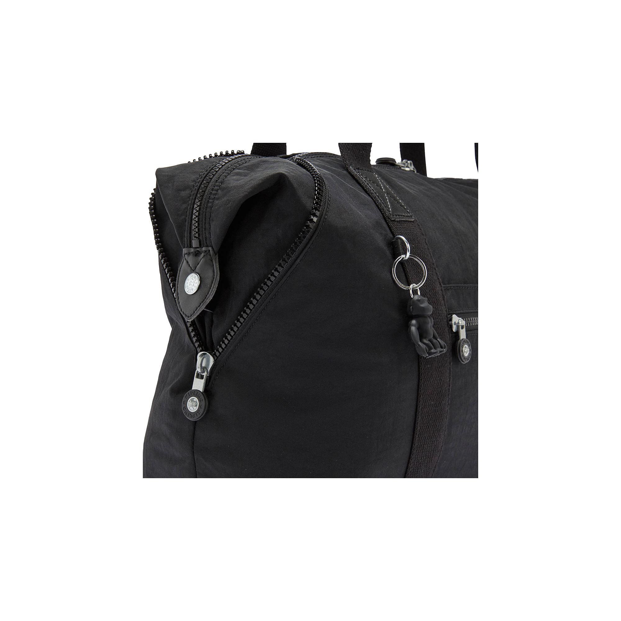 Kipling Women's Art Medium Tote Bag - Lightweight Large Weekender Travel Handbag for Work, Gym & Vacation | Durable Nylon with Signature Monkey Keychain
