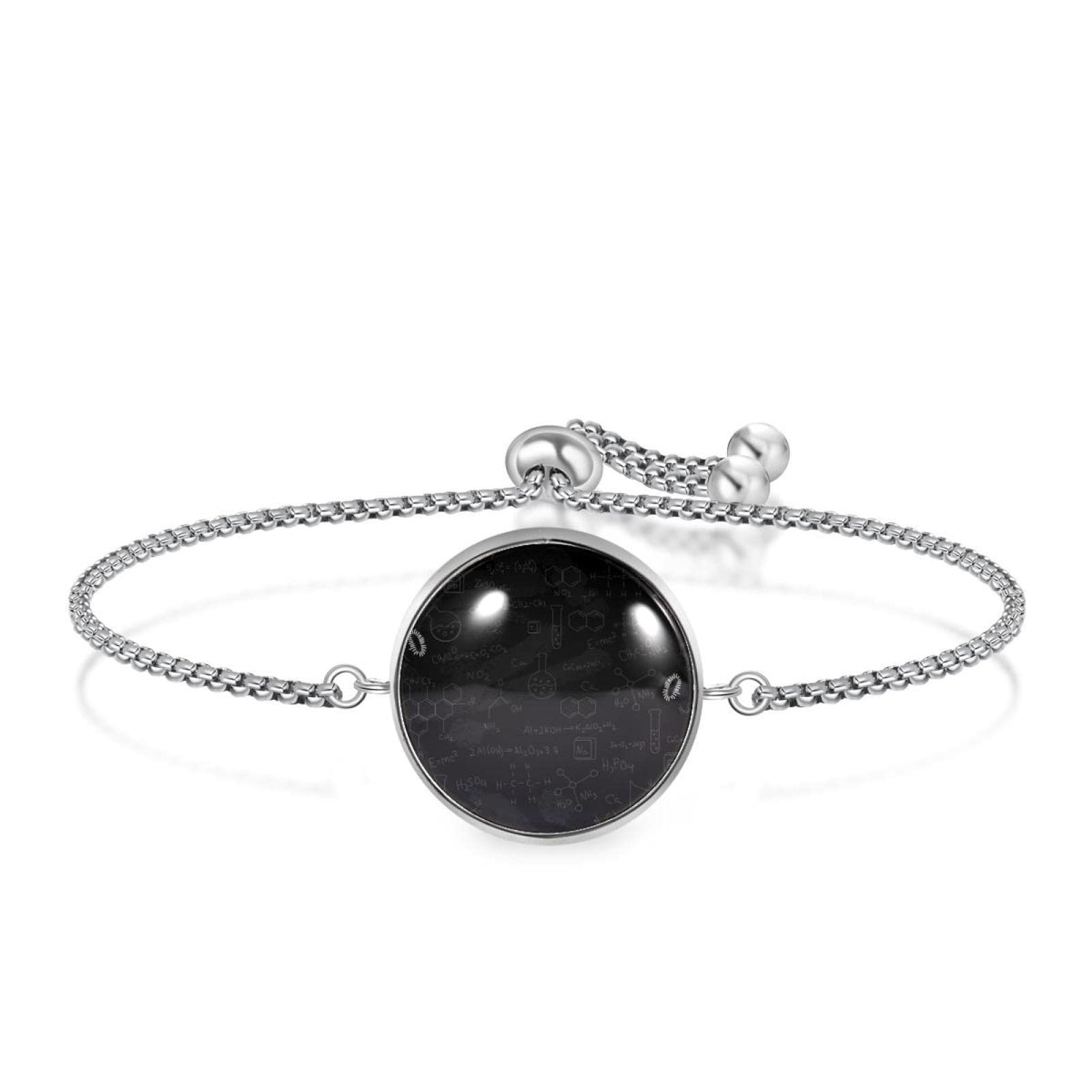 Expandable Wooden Bangle Bracelet for Women - Gray Wooden Background - Christmas & Birthday Jewelry Gift for Women & Girls - Perfect for Casual Wear, Parties & Special Occasions