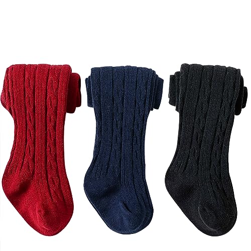 3 Pack, Rose Red+navy+black