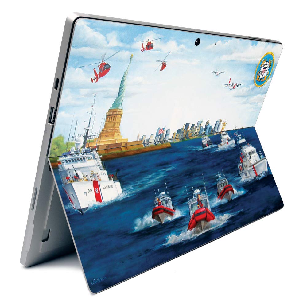 Premium Carbon Fiber Skin for Microsoft Surface Pro 7 - Durable Protective Cover with Textured Finish | Easy to Apply & Remove | Made in USA | Perfect for Work, Travel & School Use