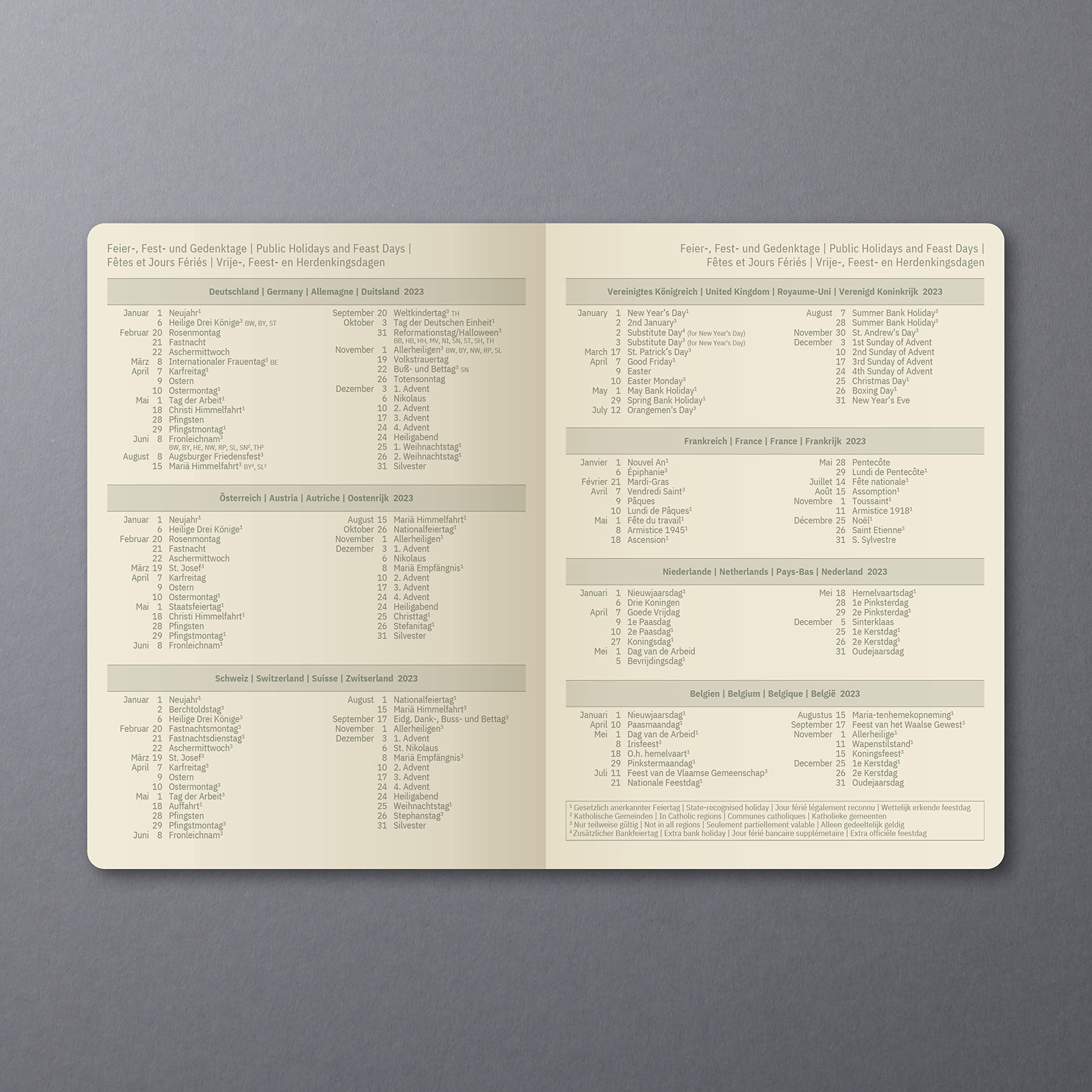 SIGEL C2334 2023 Weekly Planner - A5 Size, Red Softcover, 2 Pages per Week, 192 Pages - Perfect for Work, School & Personal Organization
