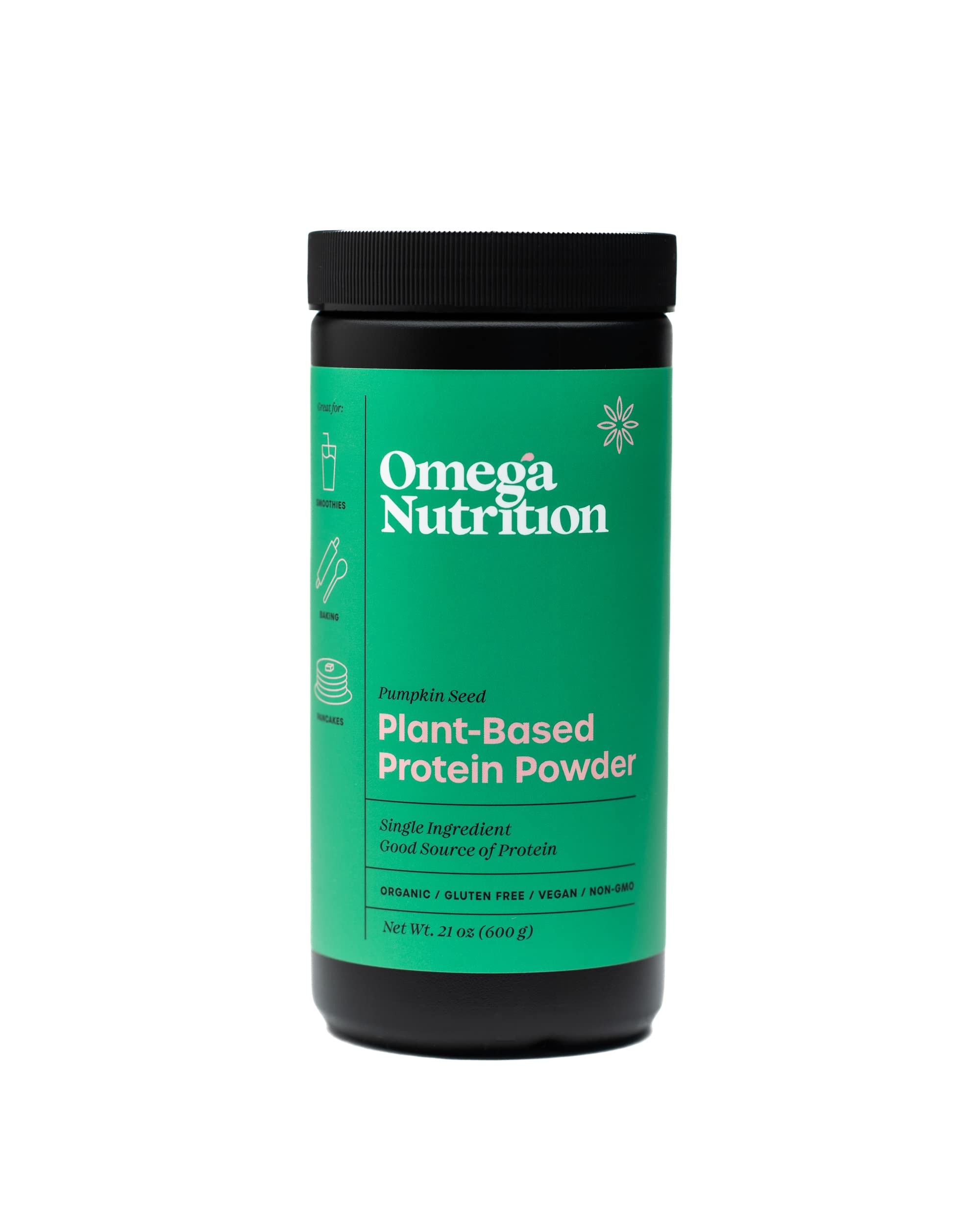 Organic Pumpkin Seed Protein Powder - Non-GMO, Vegan, Keto & Paleo Friendly Plant-Based Protein - Gluten Free, Dairy Free, No Added Sugar - 21oz for Smoothies, Baking & Post-Workout Recovery
