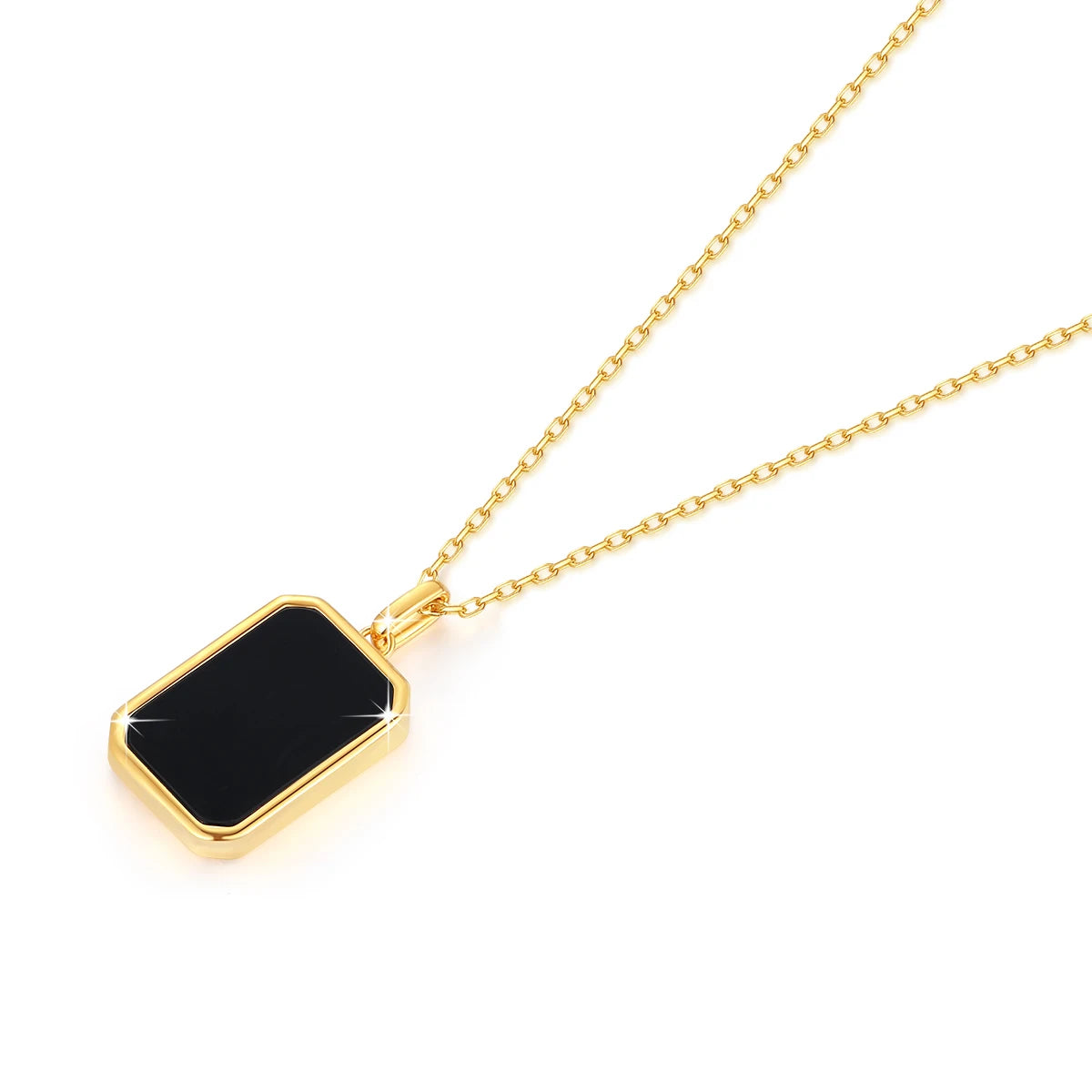 Elegant Gold Onyx Necklace for Women - Handcrafted Jewelry Gift for Birthday, Anniversary & Special Occasions