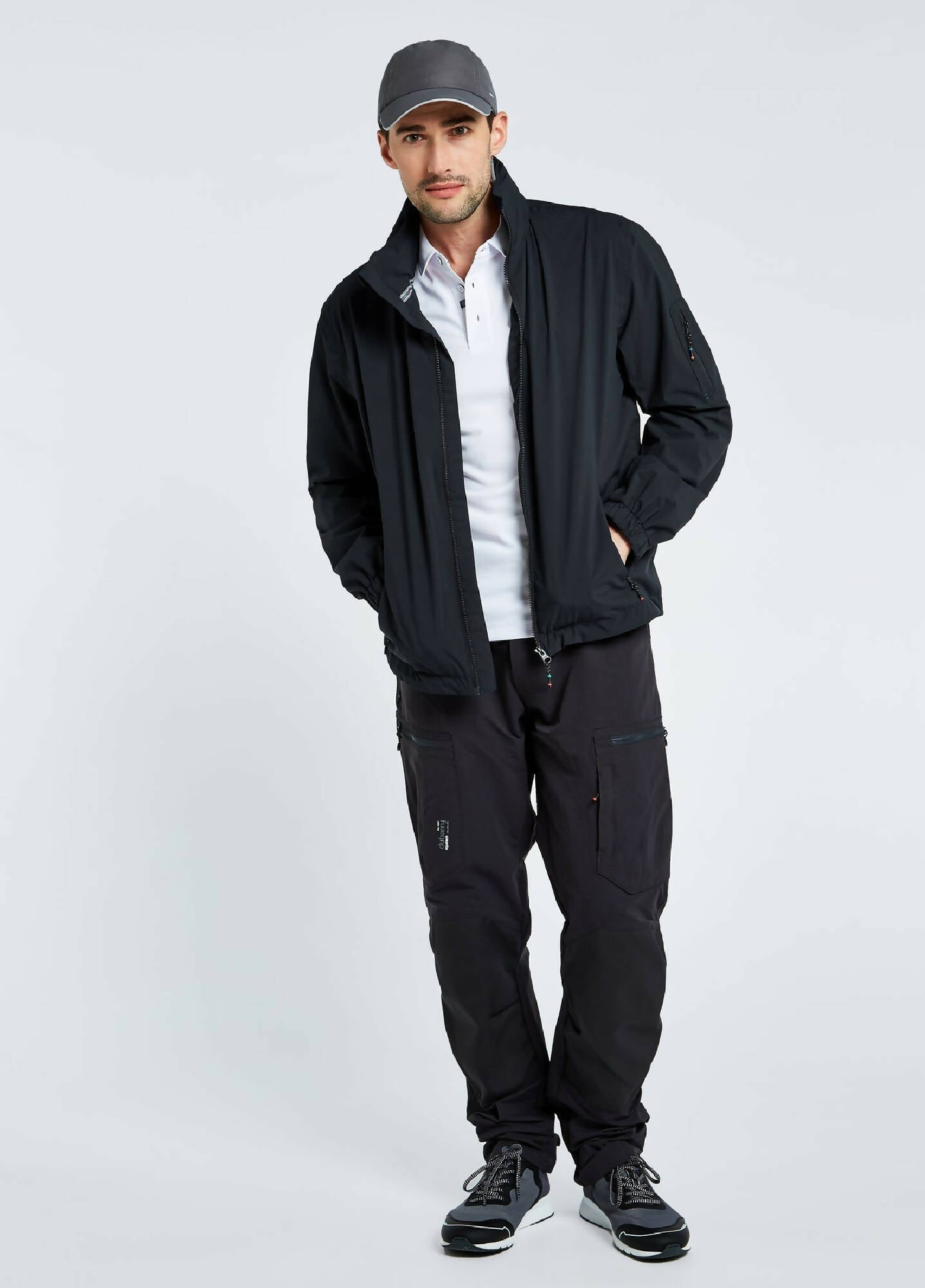 DUBARRY Croatia Waterproof Crew Jacket for Men & Women | Windproof Rain Jacket with Fleece Lining | Outdoor Hiking, Camping & Travel Coat in Graphite Color