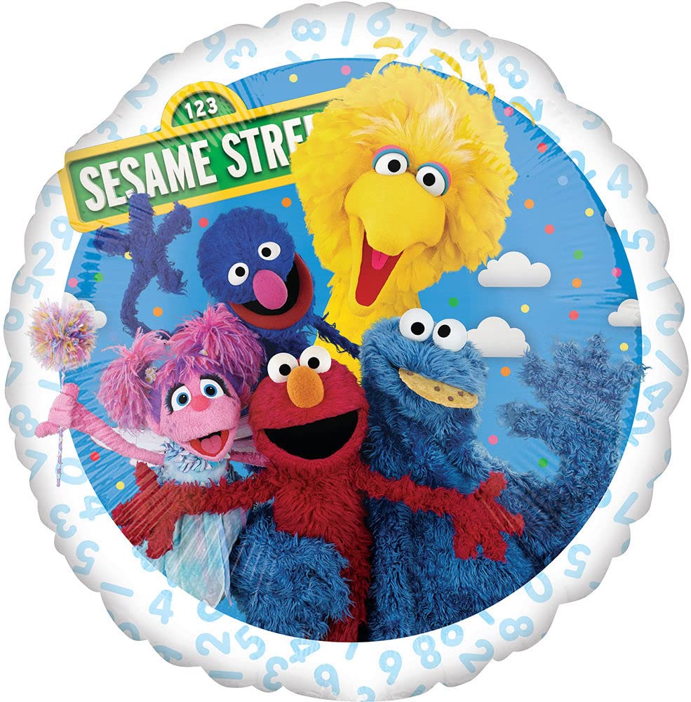 Elmo and Friends Birthday Party Balloon Bouquet Decorations Set - Sesame Street Theme Party Supplies for Kids Birthday, Baby Shower & Classroom Celebrations