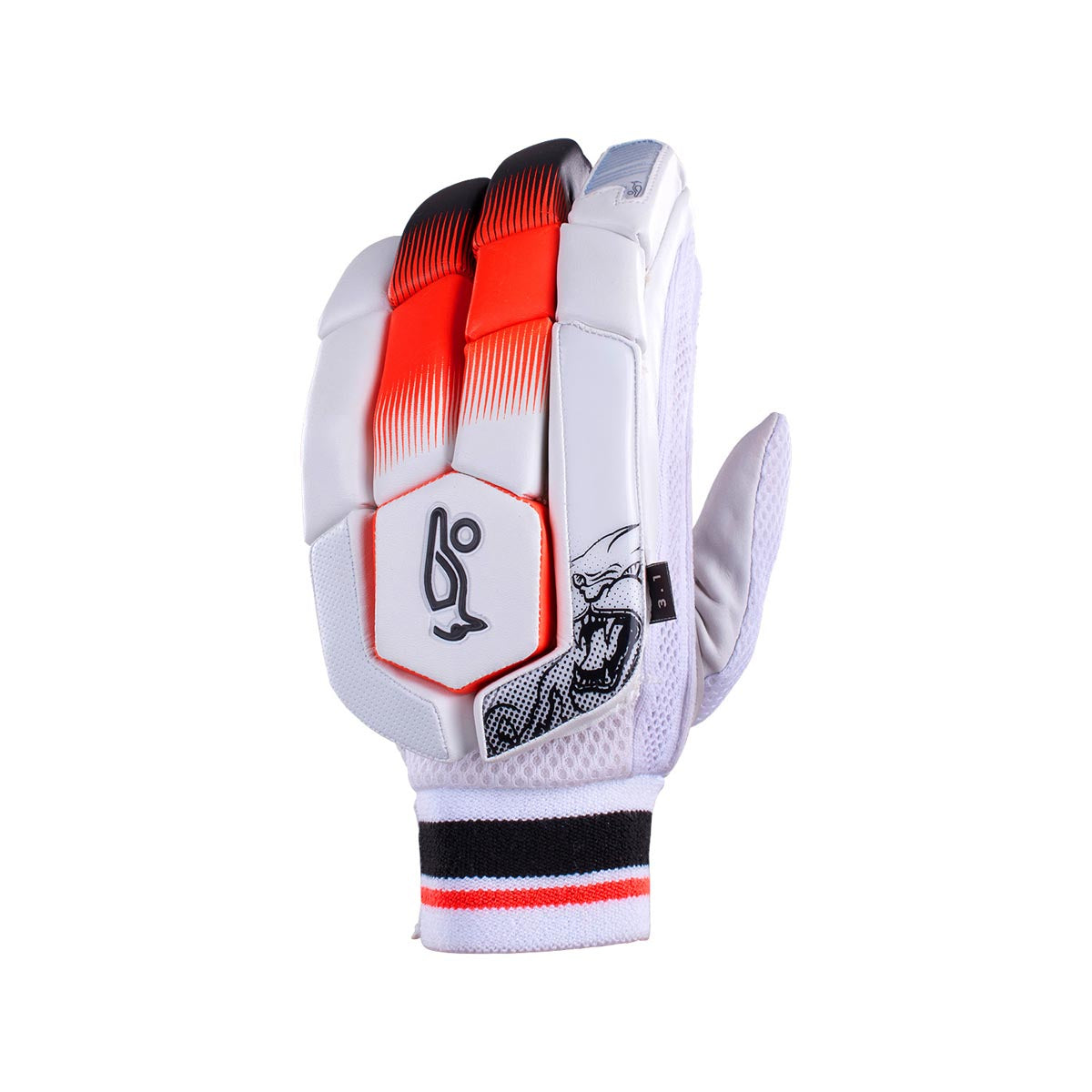 Kookaburra Beast 3.1 Cricket Batting Gloves - Premium Leather Grip for Enhanced Performance | Perfect for Practice & Match Play