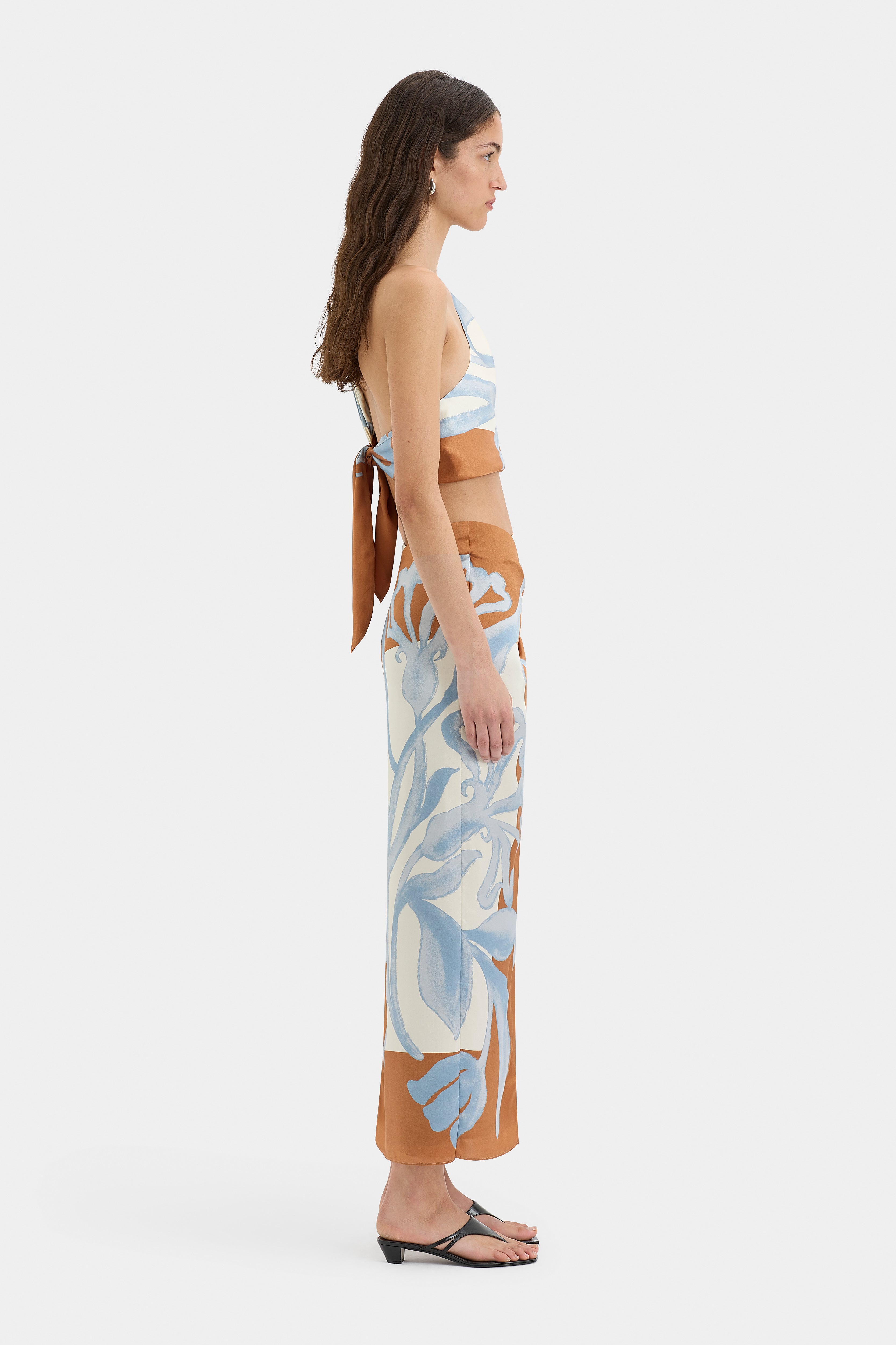 Sorrento Wrap Skirt for Women - Stylish Floral Print Summer Skirt with Side Slits | Perfect for Beach, Vacation & Boho Outfits
