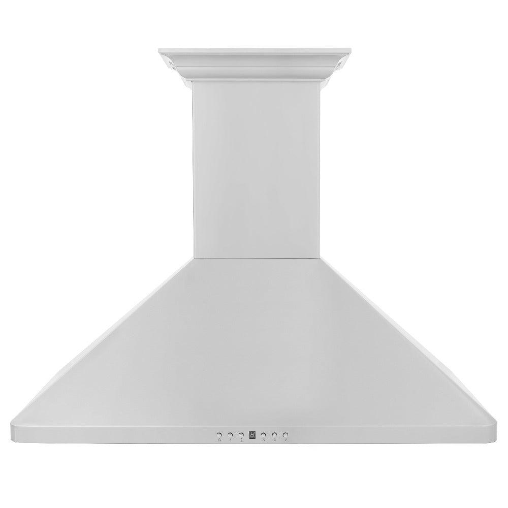 ZLINE Stainless Steel Wall Mount Range Hood with Built-in CrownSound Bluetooth Speakers (KF1CRN BT) - Perfect for Modern Kitchens & Open-Concept Living Spaces