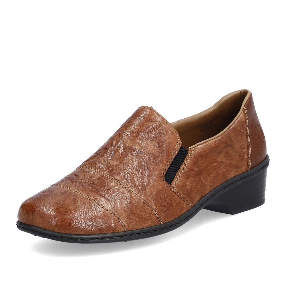 Rieker 48250 22 Women's Comfortable Slip-On Loafers - Lightweight Casual Shoes for Walking, Work & Travel