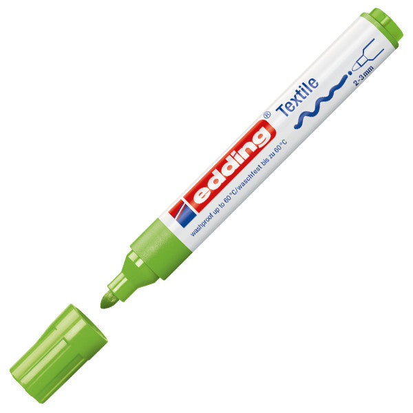edding 4500 Bullet Tip Textile Marker - Permanent Fabric Marker for Clothes, Shoes & DIY Crafts - Ideal for Customizing T-Shirts, Denim & Canvas Projects