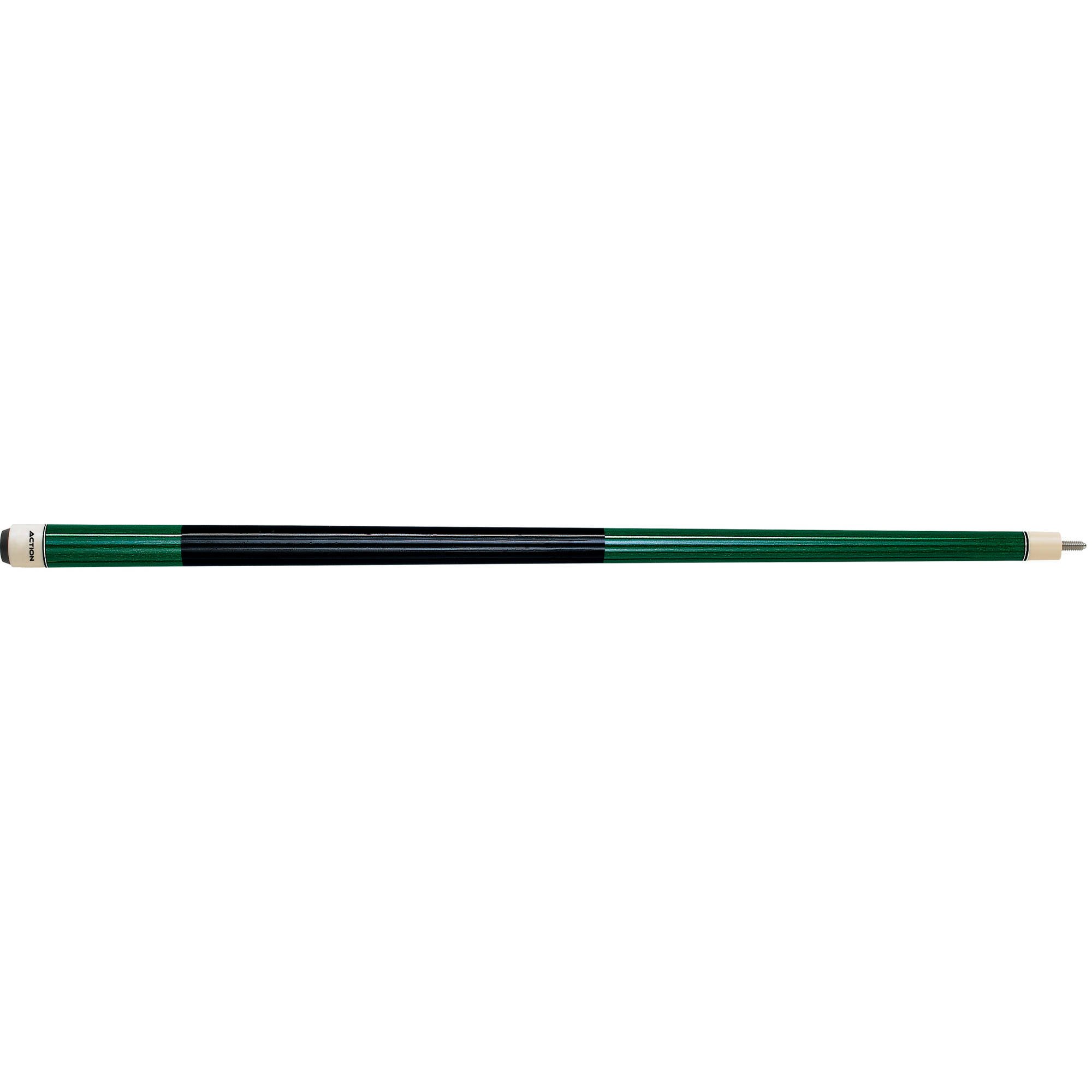ACTION Starters STR02 Green & Black Stained Handle Pool Cue Stick - Professional Billiards Accessory for Home Game Rooms & Bars