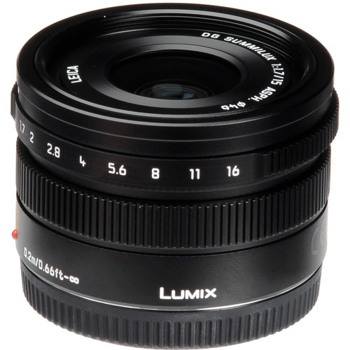 Panasonic Lumix G Leica DG Summilux 15mm f/1.7 ASPH Lens - Fast Prime Lens for Micro Four Thirds Cameras | Perfect for Portrait, Street & Low Light Photography