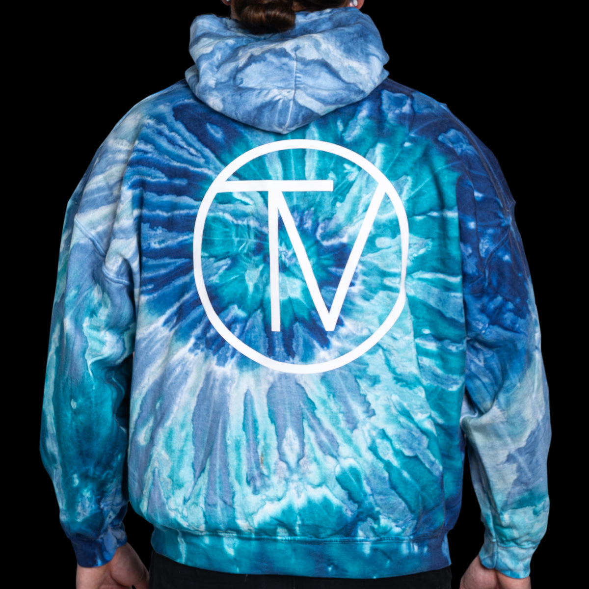 Trendy Tie Dye TV Hoodie Sweatshirt for Men & Women - Soft Cotton Pullover for Casual Wear, Lounge & Street Style Fashion
