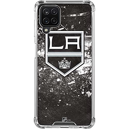 Official NHL Los Angeles Kings Frozen Design Clear Phone Case for Samsung Galaxy A12 - Slim Protective Cover with Scratch Resistance for Everyday Use & Sports Fans