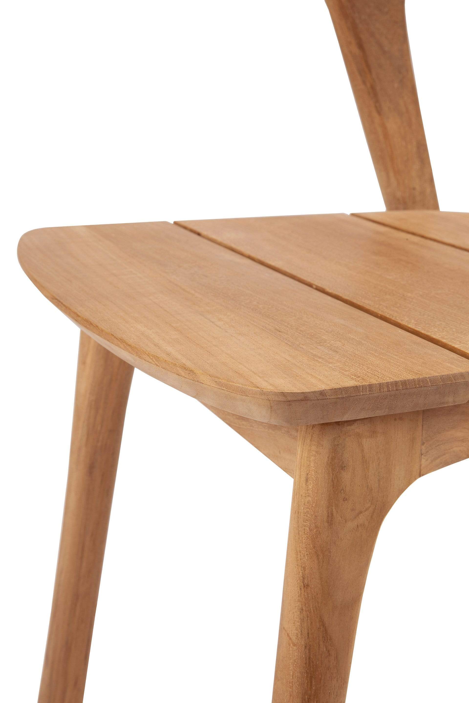 Premium Teak Outdoor Dining Chair - Weather-Resistant & Durable Patio Furniture for Garden, Poolside & Backyard Dining