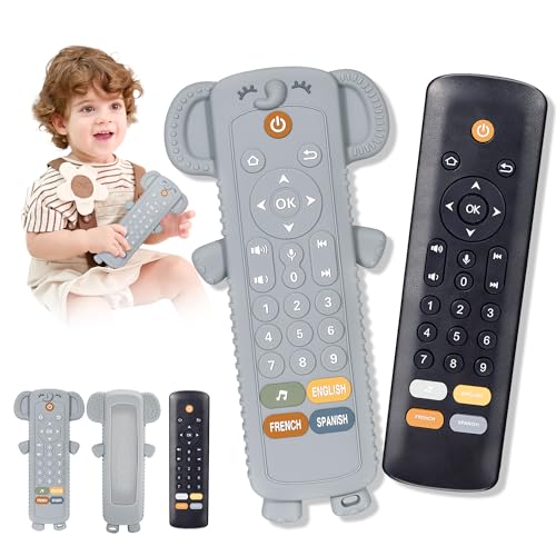 Gray Elephant Silicone Case + Black Remote Controls