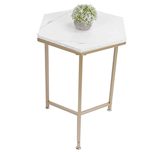 Nordic Modern Minimalist Marble Coffee Table - Luxury Small Apartment Living Room End Table with Creative Design | Perfect for Compact Spaces, Studio Apartments & Contemporary Home Decor