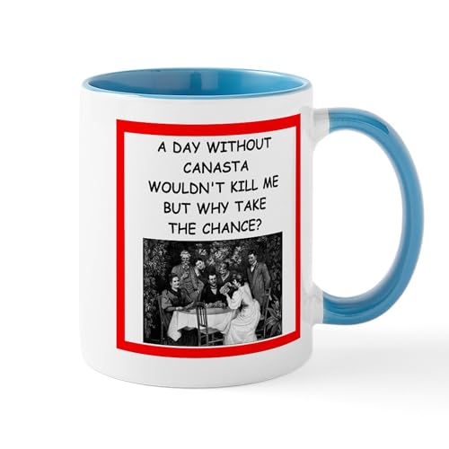 White/Blue Inside - Canasta Mug