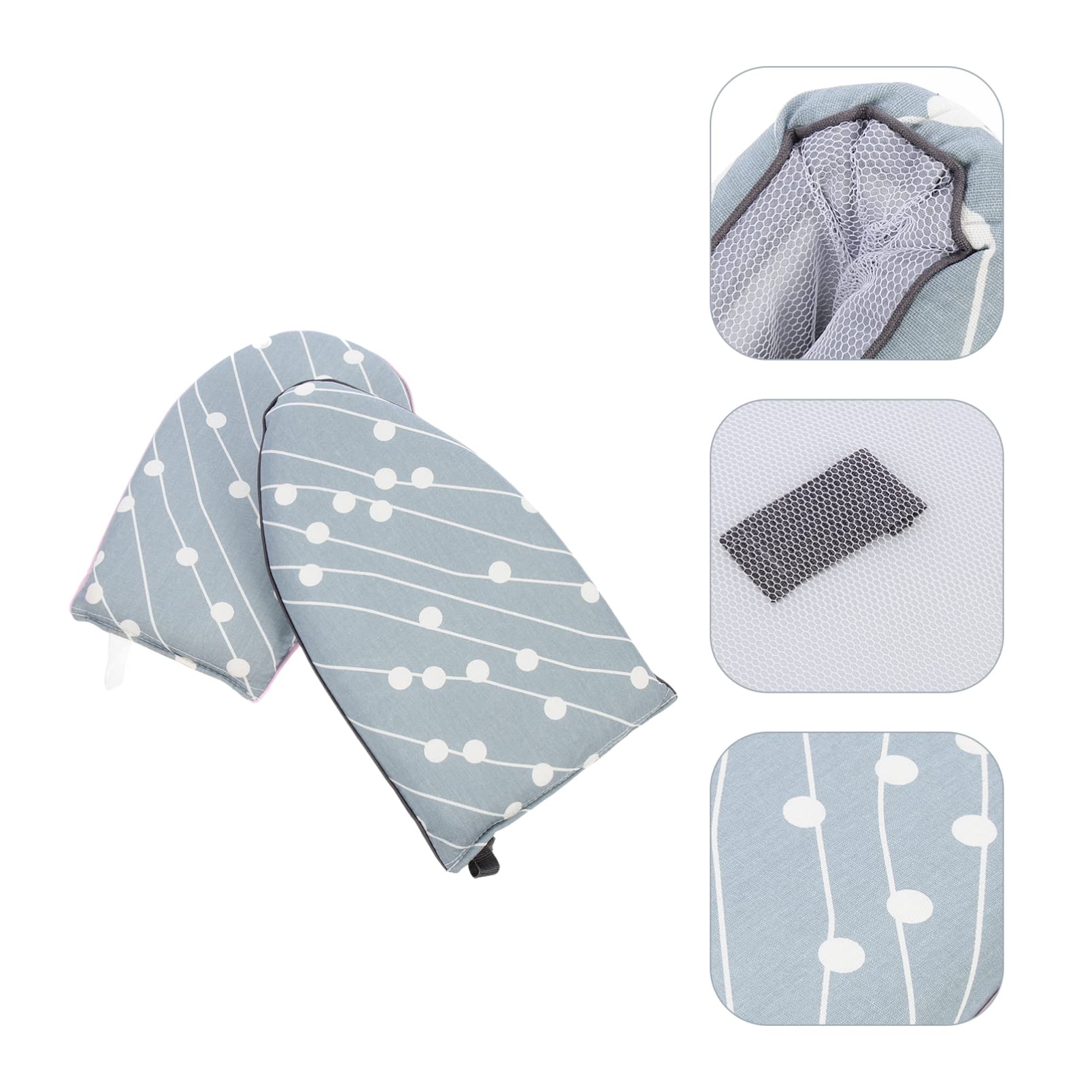 LIFKOME Mini Electric Handheld Ironing Board - Portable Travel Ironing Plate for Clothes, Wrinkle Remover with Ergonomic Design - Perfect for Home, Office & Travel Use