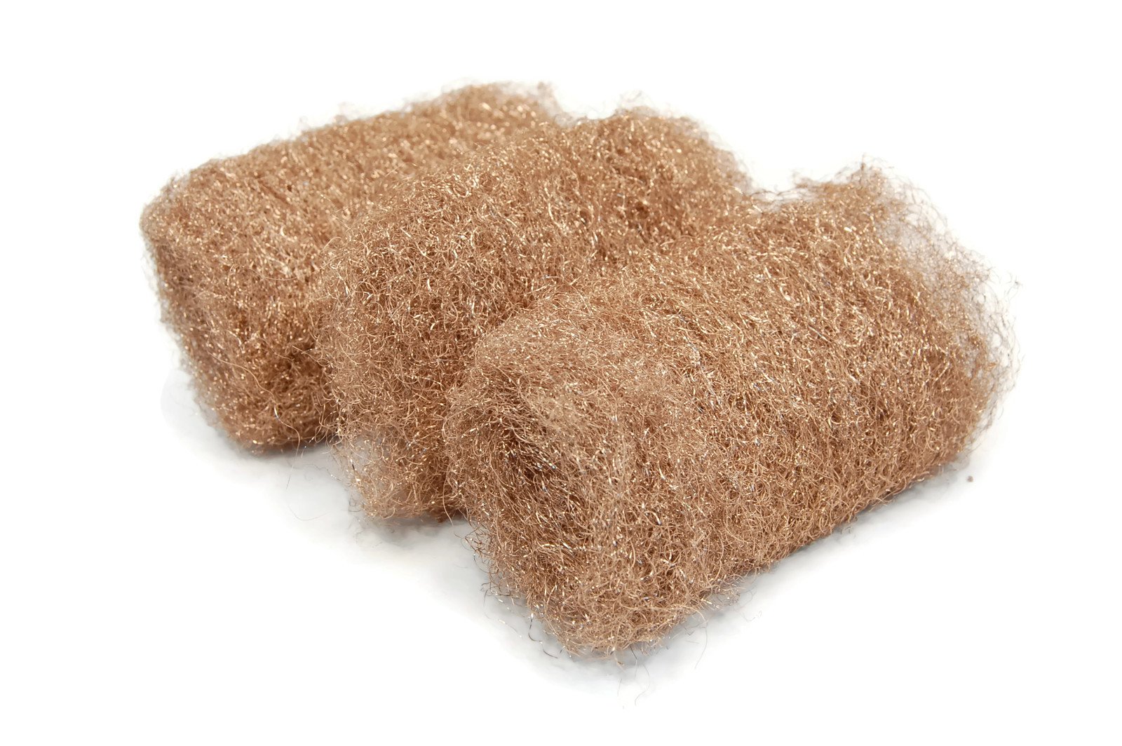Rogue River Tools Bronze Wool Pads (3-Pack) - Medium Grade for Metal Polishing, Cleaning, and Restoration - Perfect for DIY Projects, Automotive Detailing, and Household Maintenance