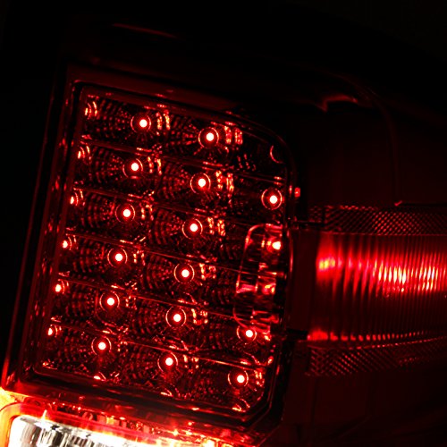 AKKON Red LED Tail Lights Replacement Pair for 2014-2018 Chevy Silverado & GMC Sierra - Left + Right Side Tail Lamps | Enhanced Visibility & Style for Night Driving & Off-Road Adventures
