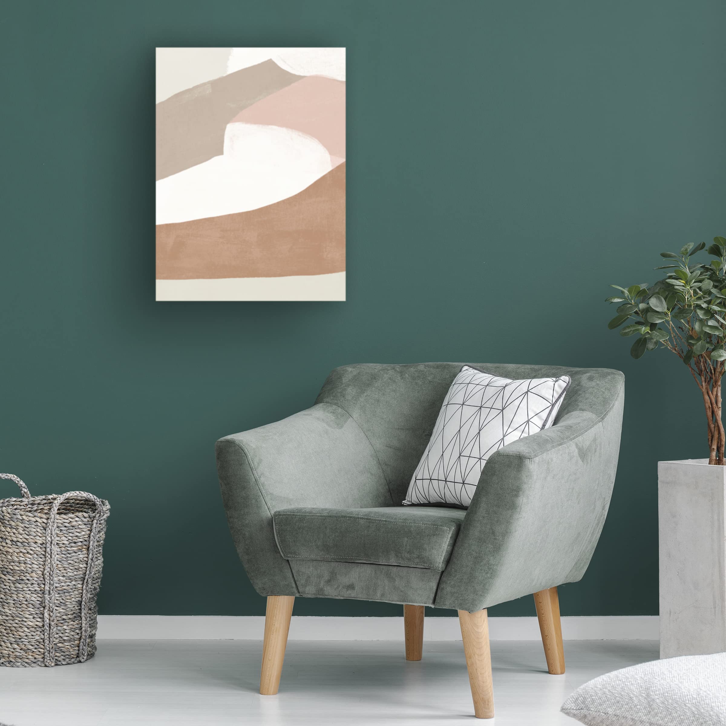 Trademark Fine Art 'Symphonic Shapes VI' Abstract Canvas Wall Art by June Erica Vess - Perfect for Modern Living Room, Office & Bedroom Decor