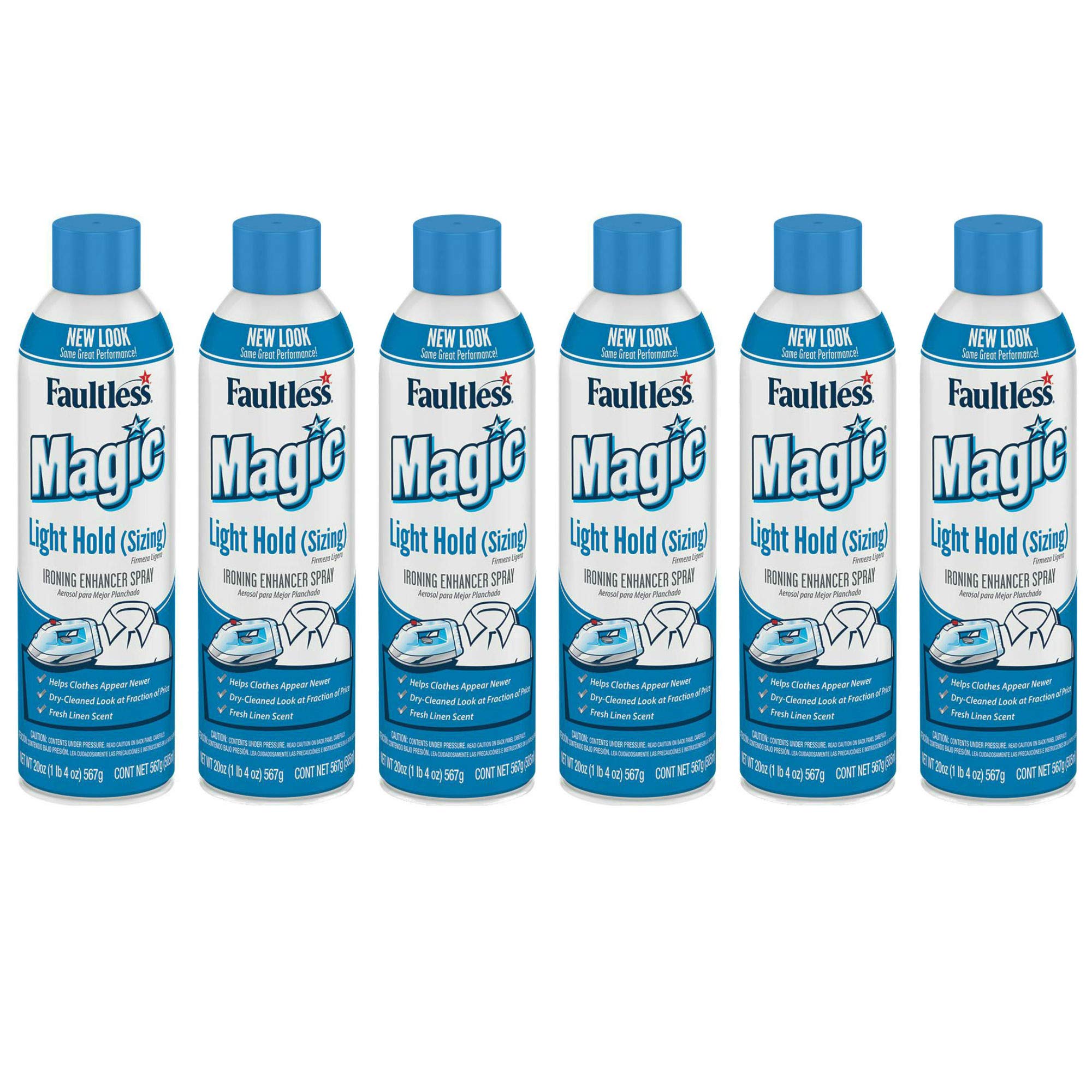 20 oz Spray Light Body Cans - Pack of 6 | Refillable Aerosol Spray for Home, Office & Car Cleaning | Perfect for Disinfecting, Deodorizing & Surface Maintenance