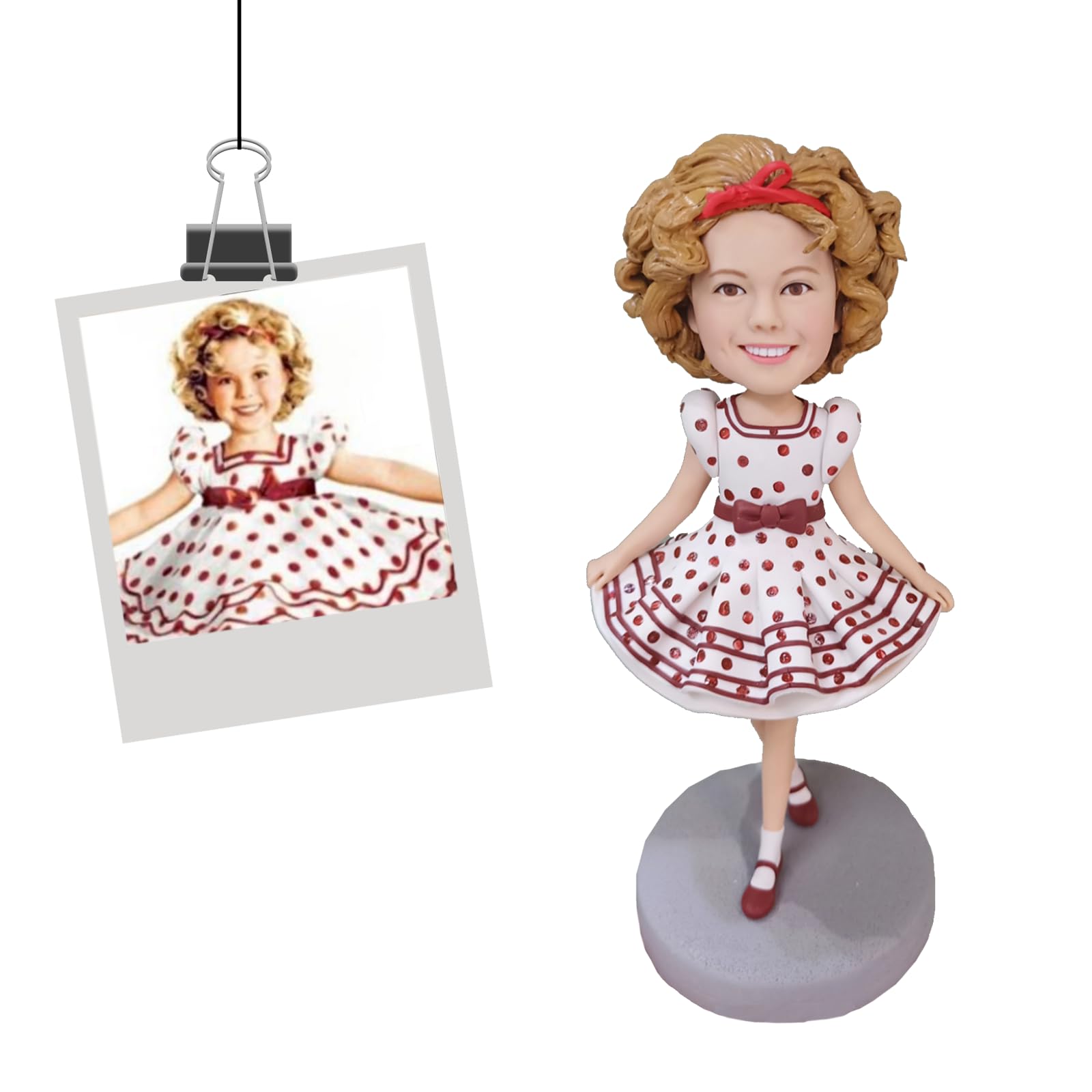 Custom Bobblehead from Photos - Personalized Birthday Gift Sculpture - Unique Handmade Figurine for Anniversaries, Weddings & Special Occasions
