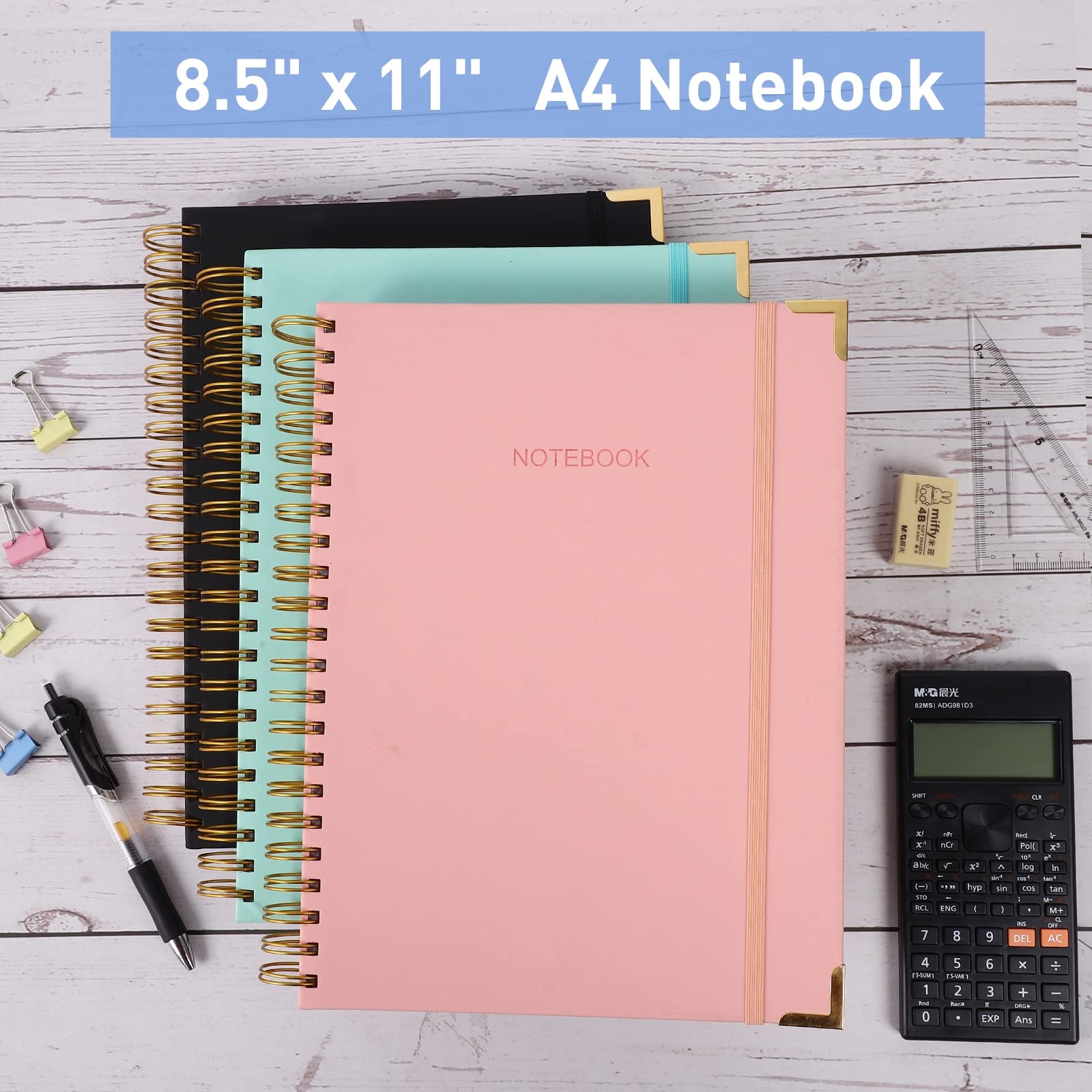 Premium Spiral Notebook - College Ruled 8.5