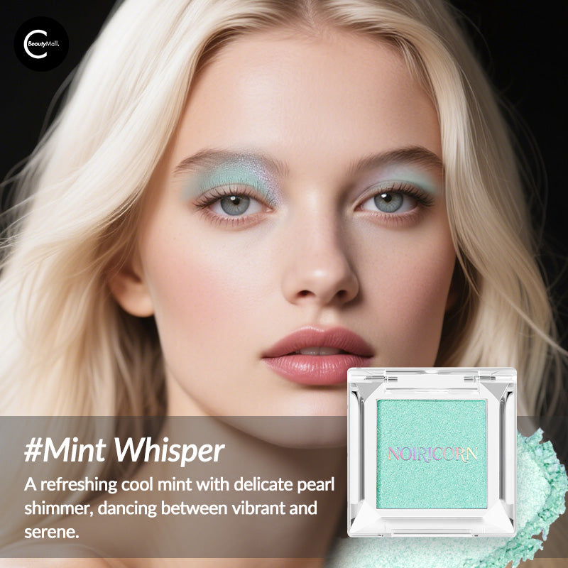 NOIRICORN Lulicore Duochrome Eyeshadow Palette - #Mint Whisper Shimmer & Glitter Makeup for Party, Night Out & Special Occasions