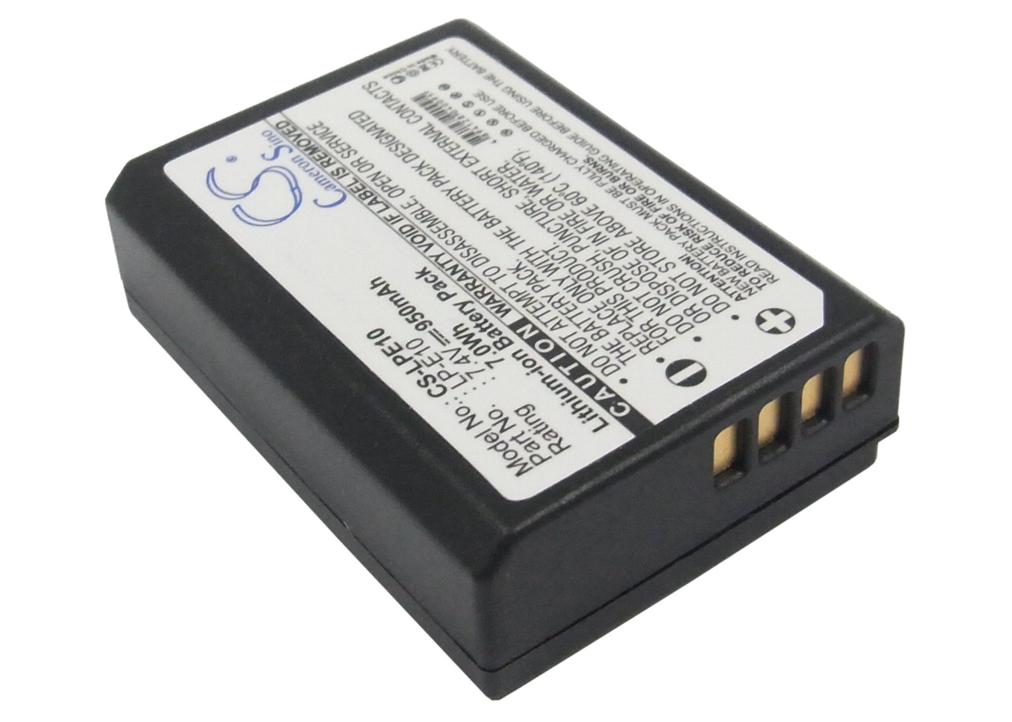 Original: Cameron Sino Rechargeble Battery for Canon EOS KISS X50 (950mAh / 7.0Wh)   Optimized: Cameron Sino 950mAh 7.0Wh Replacement Battery for Canon EOS KISS X50 Digital Camera - Long-Lasting Power for Photography, Travel & Vlogging