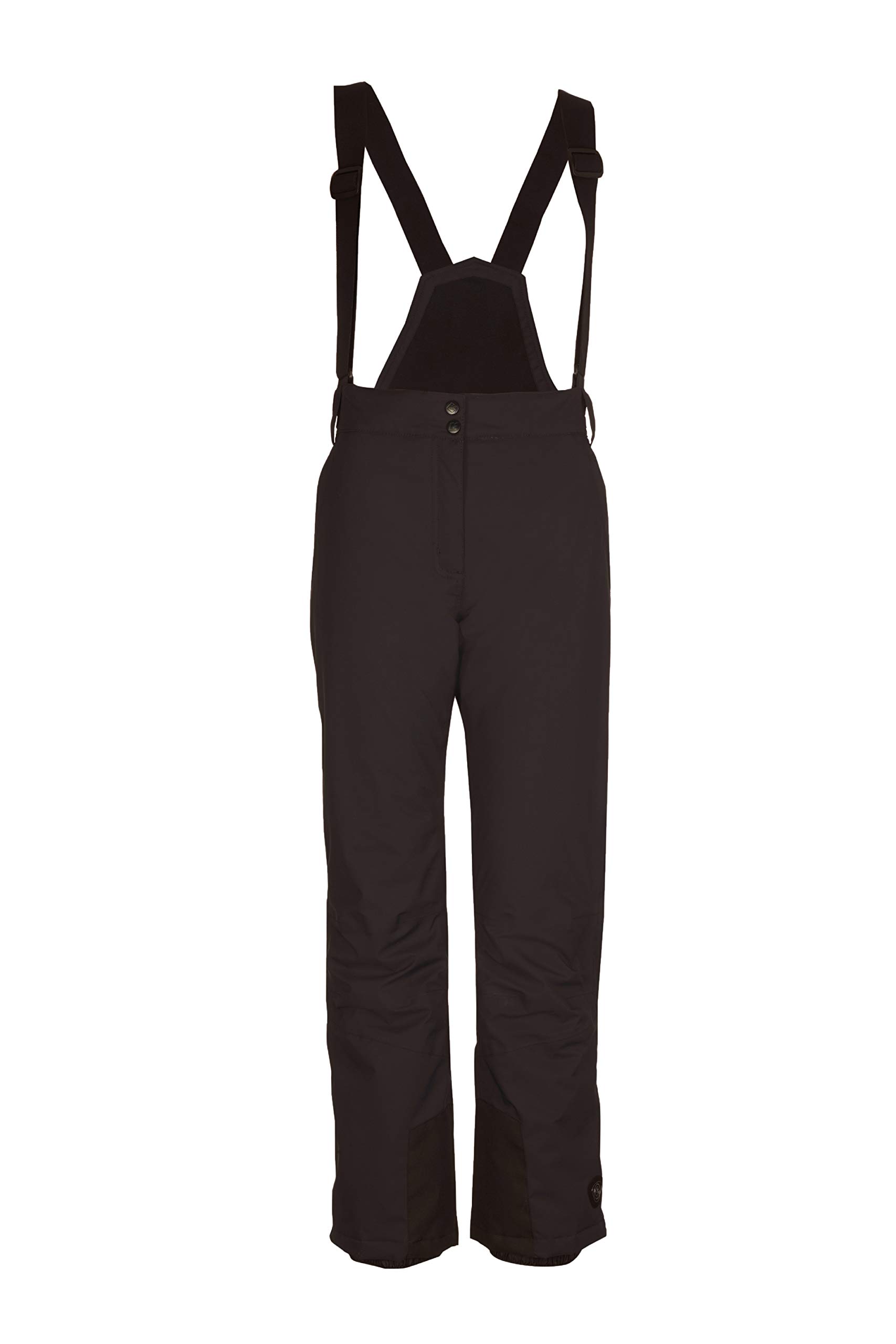 Women's Erielle Functional Detachable Bib Overalls - Black Size 8 - Perfect for Gardening, Farming & Outdoor Workwear