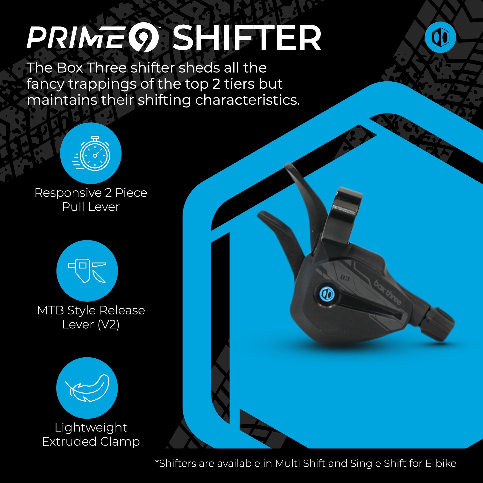 Shimano Box Three P9 Wide Multi-Shift Groupset - High-Performance Bike Gear for Mountain & Road Cycling | Smooth Shifting & Durable Design