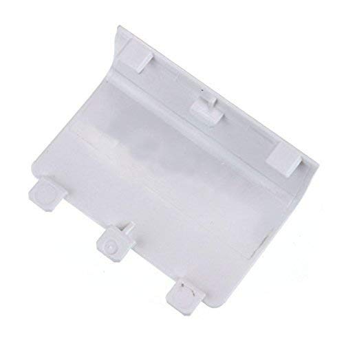 Xbox One Wireless Controller Battery Door Cover Replacement - White | Compatible with Xbox One Controller | Perfect for Gaming & Travel Protection