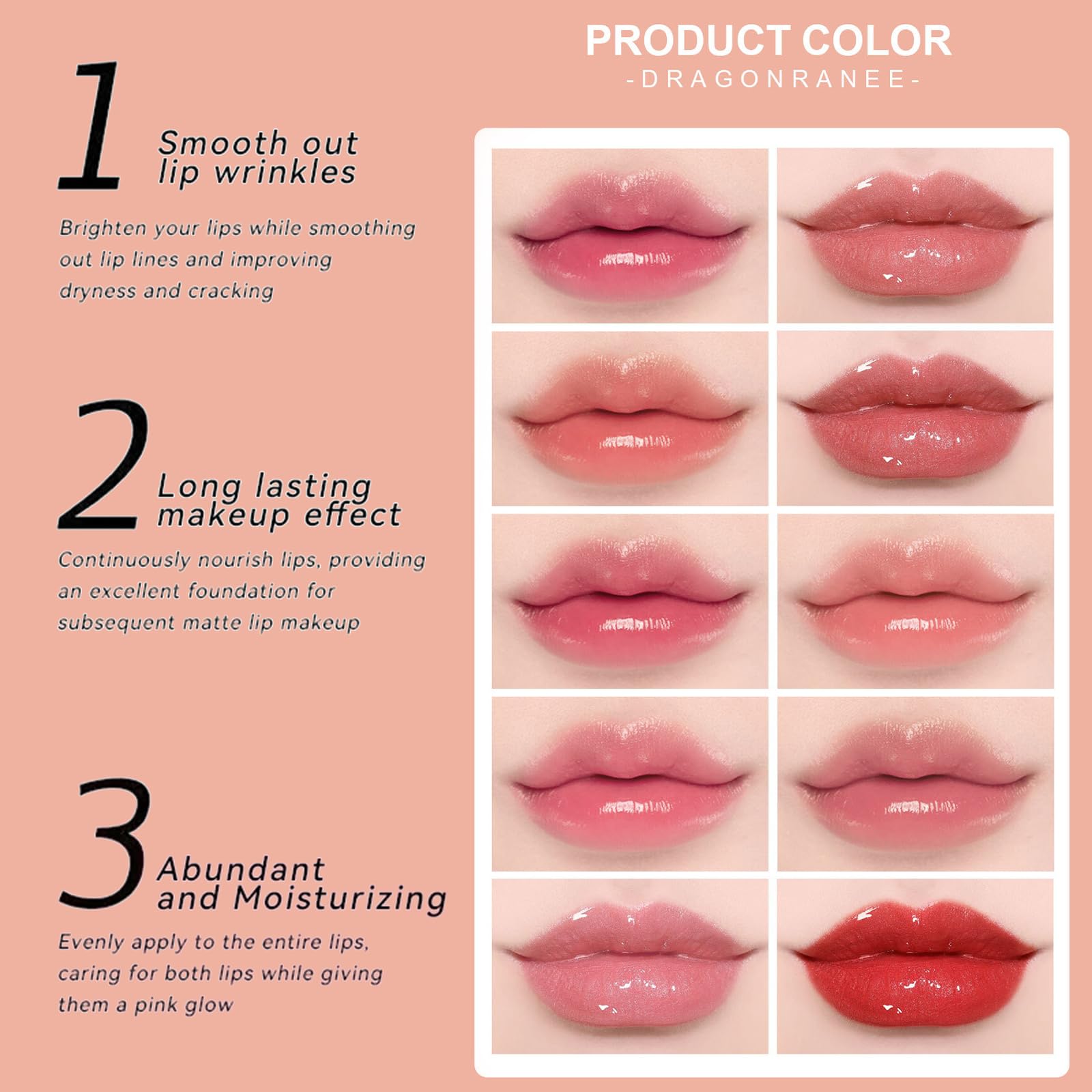10 Colors Korean Velvet Watery Lip Tint Set - Mini Liquid Lipstick with High Pigment, Long-Lasting & Moisturizing Formula | Non-Stick Cup, Multi-Use Lip & Cheek Stain | Perfect for Everyday Wear, Date Night & Makeup Looks