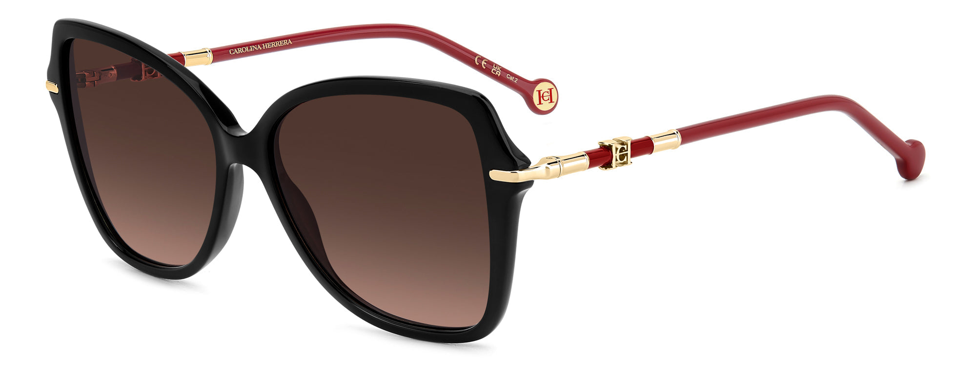 Carolina Herrera HER 0302/S Women's Designer Sunglasses - UV Protection & Polarized Lenses for Driving, Beach & Outdoor Fashion
