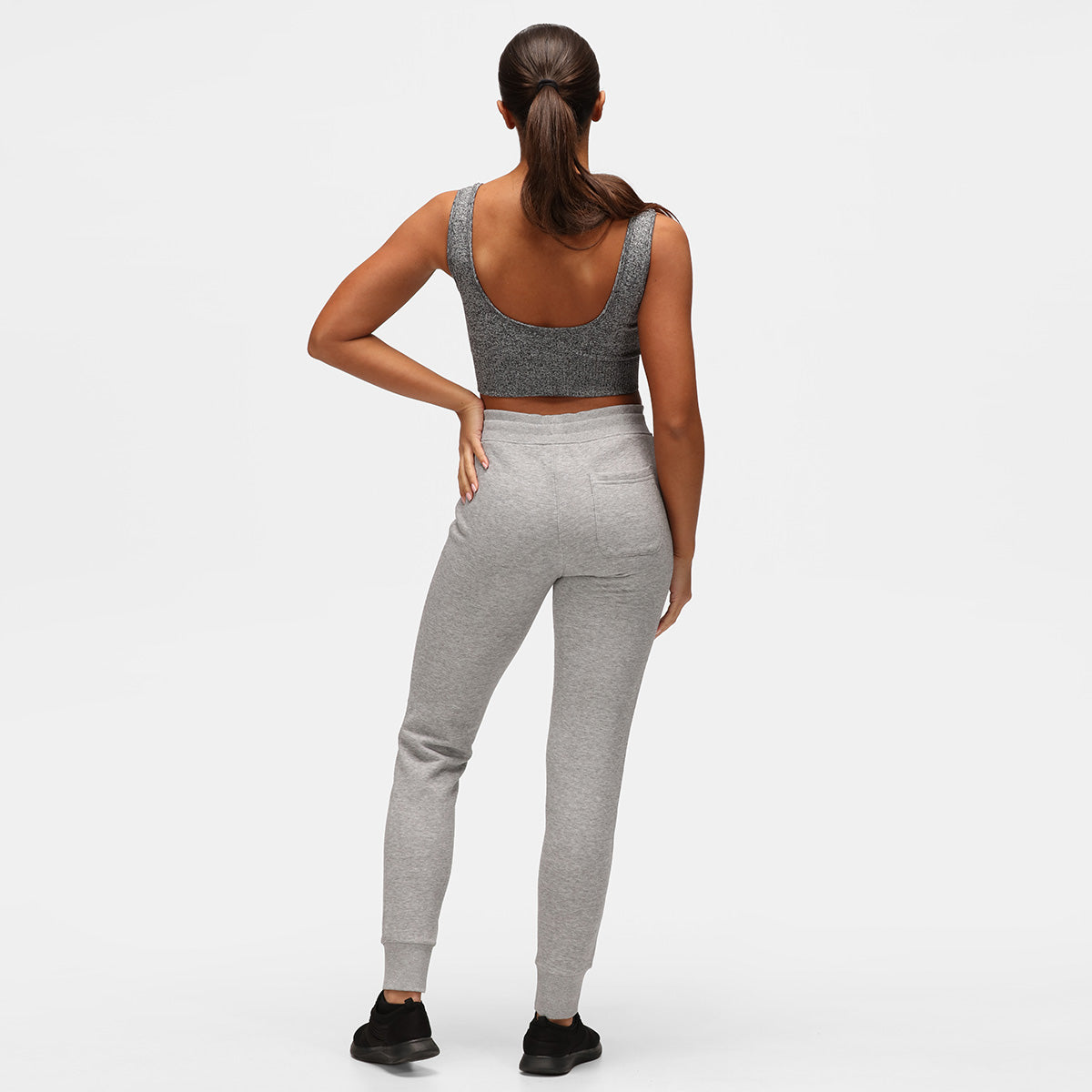 Stylish Grey Athleisure Joggers for Women & Men - Comfortable Lounge Pants for Running, Yoga & Casual Wear