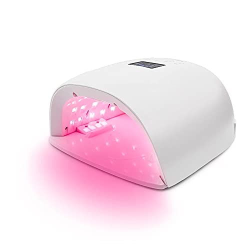 Professional Cordless UV LED Nail Lamp - 86W 18000mAh Rechargeable Wireless Gel Polish Dryer for Salon & Home Use | Fast Curing White Light (US Plug) | Perfect for Manicures, Pedicures & Nail Art Designs
