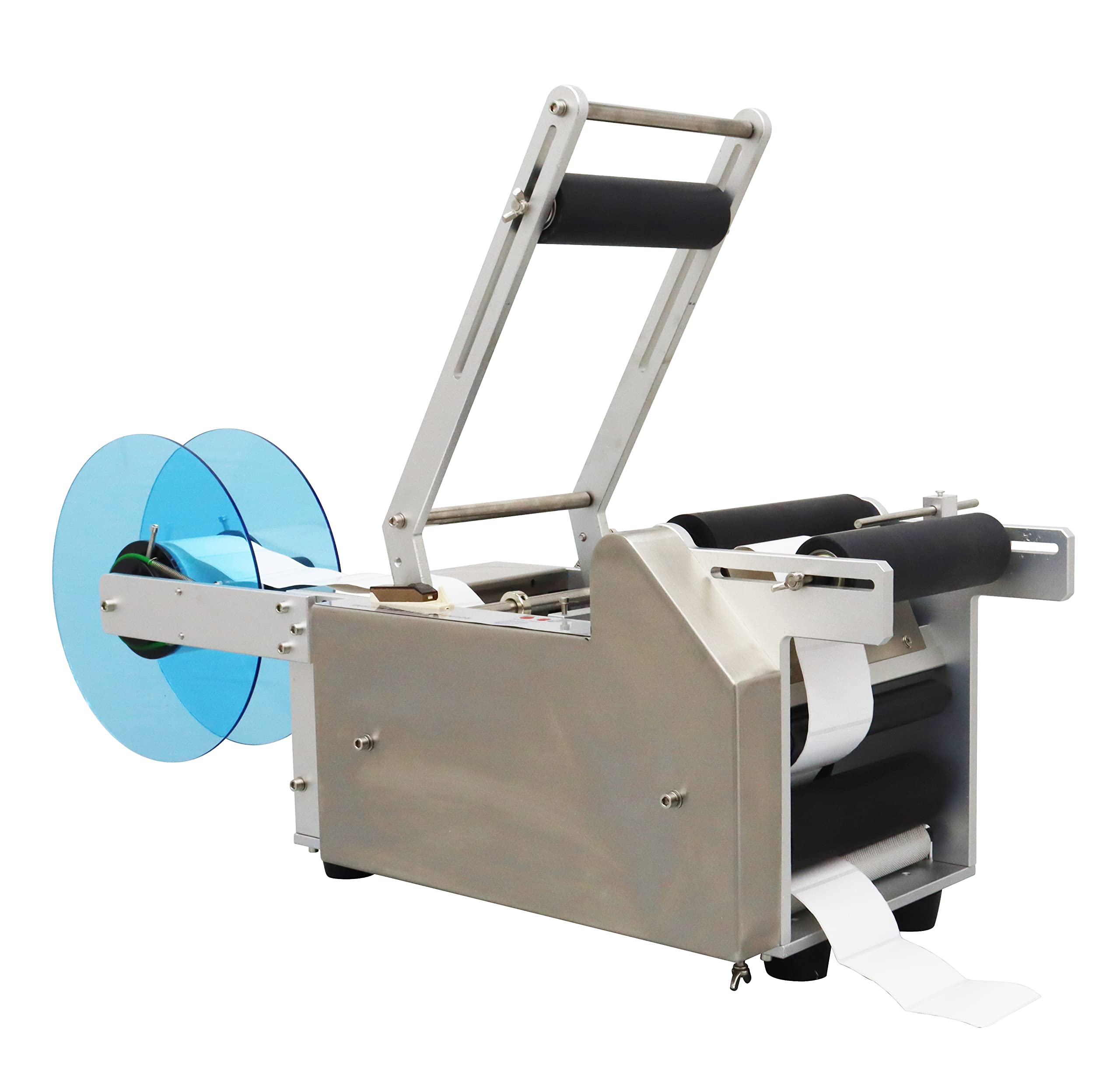 TechTongda Automatic Round Bottle Labeling Machine - High Speed Stick Mark Labeller for Plastic & Glass Bottles - Perfect for Cosmetic, Pharmaceutical and Food Packaging Industry