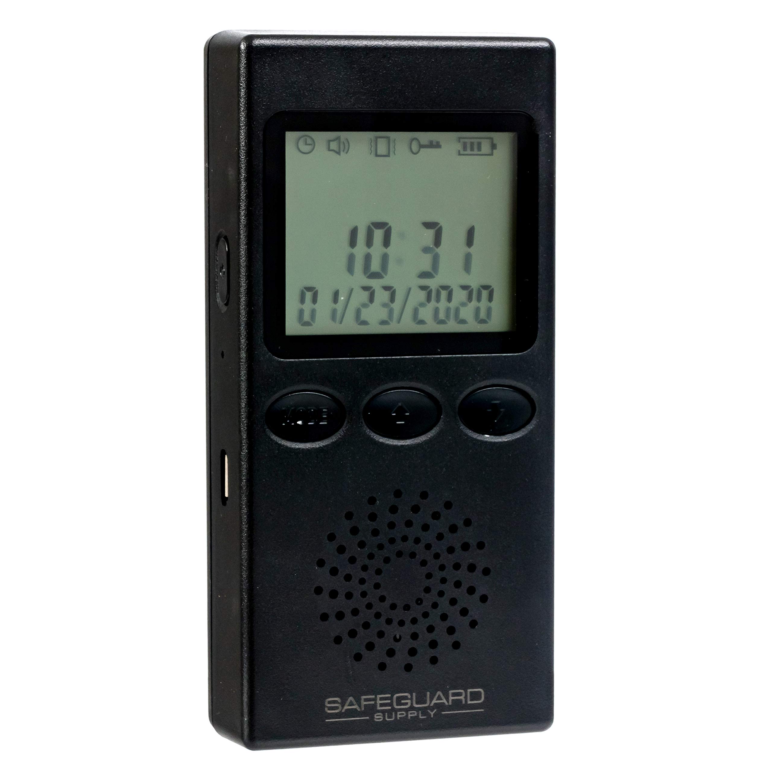 Portable Wireless Doorbell Kit - Battery Operated with 3/4 Mile Range, Audio & Vibration Alerts for Home & Business Use | Ideal for Offices, Stores, Apartments and Outdoor Events