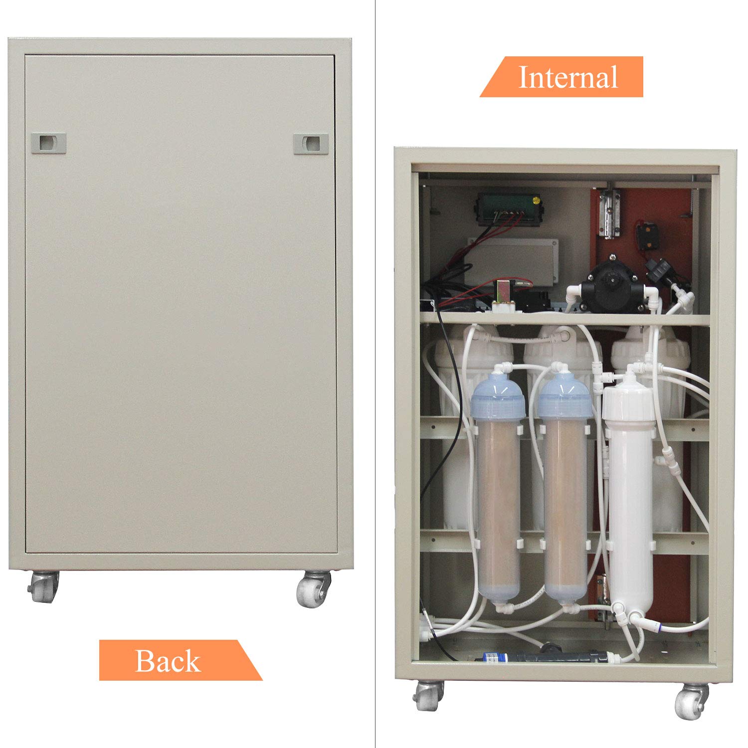 Lab Ultra Pure Water Equipment 10L/h with Resistivity Display for Research Labs